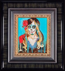 Dust N Bones by Todd White - Original Painting on Stretched Canvas sized 10x12 inches. Available from Whitewall Galleries
