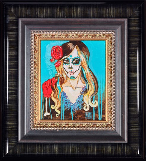 Dust N Bones by Todd White - Original Painting on Stretched Canvas